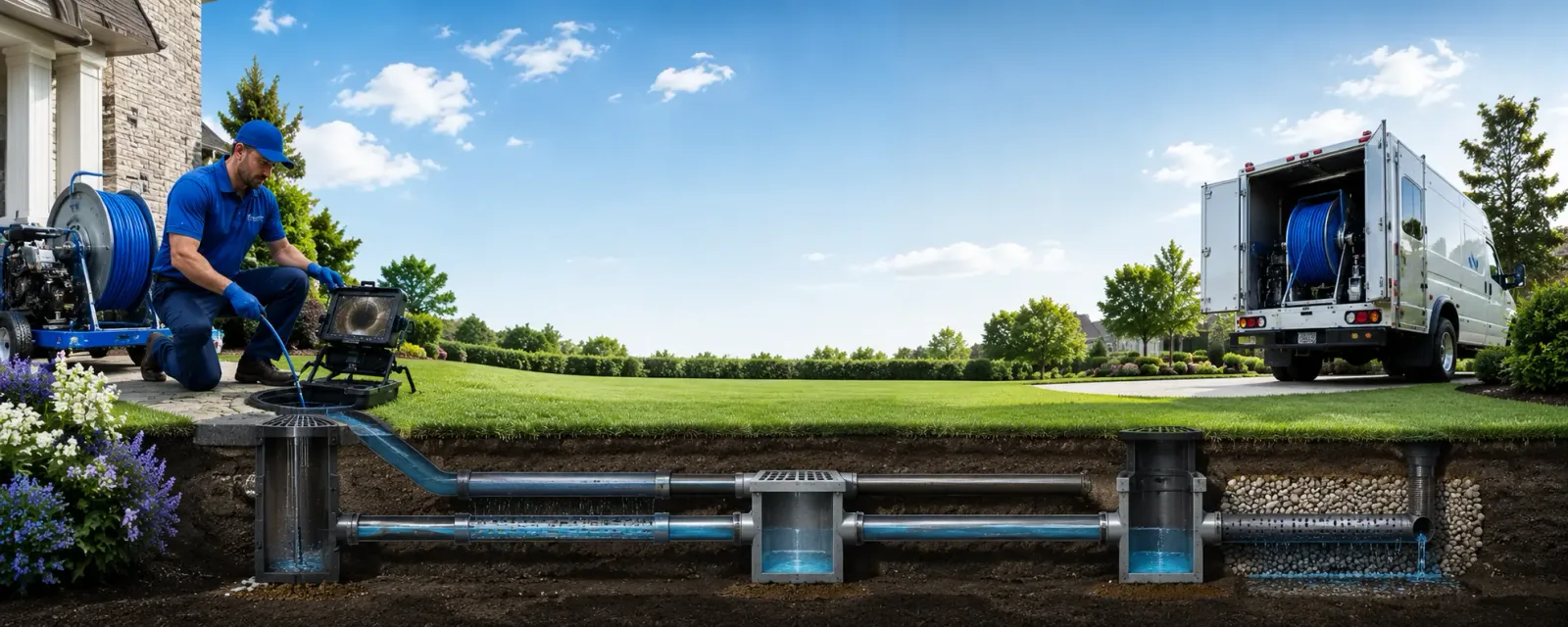 Outdoor drain cleaning information for Eden, GA